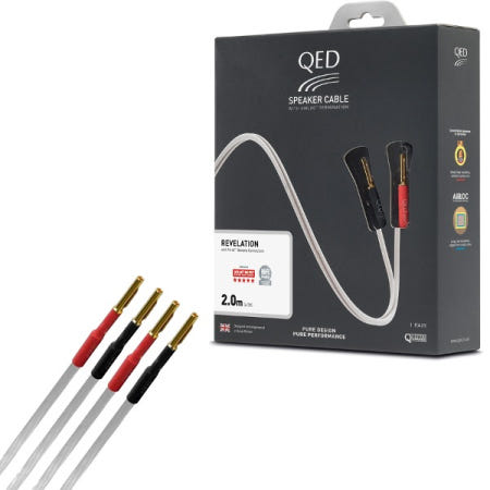 [QED] 큐이디 Signature Revelation (2.0m-3.0m PAIR) 단자처리 스피커케이블  완제품 시그니처 레벨레이션 2m~3m