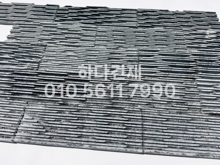 웨이브 패널타일 300x100x15T 펄그레이 / 하다건재 천연석타일