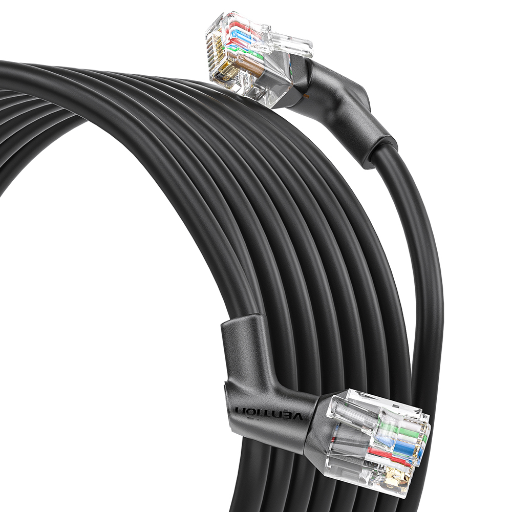 벤션 360도 회전꺽임형 CAT6A OFC코어 초고속 기가 랜선 IBS 2m, 1개 - 상품 이미지