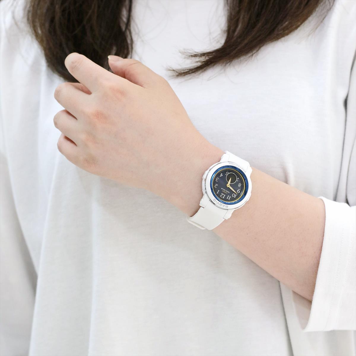 카시오 CASIO 베이비지 한정판 블루 BGA-S290SS-2AJR 여자 손목 캐주얼 시계 - 상세 이미지 5