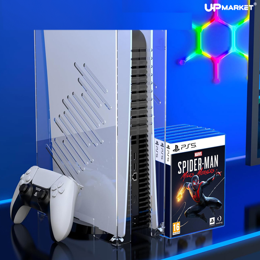 PS5 프로 슬림 아크릴 케이스 먼지방지 통풍형디자인