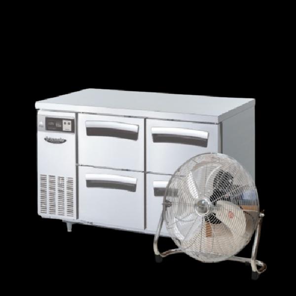 4구 서랍 냉장고 1200 카페 우유 서랍식 테이블 냉장고 290L - 상세 이미지 2