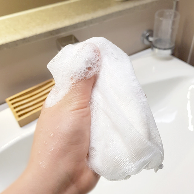 스케치룸 비누 거품망 3p 버블 망사 주머니 - 상세 이미지 2