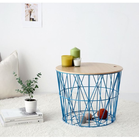 엔틱 티테이블 원목 수납 테이블 400 인테리어 장식 테이블