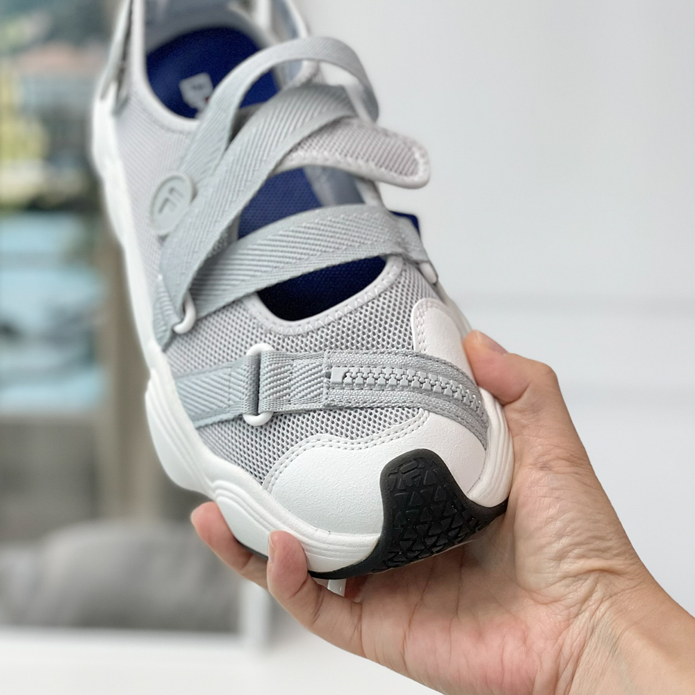 FILA 휠라 퓨전 파우치 샌들 우먼스 라이트 그레이 이미지 7