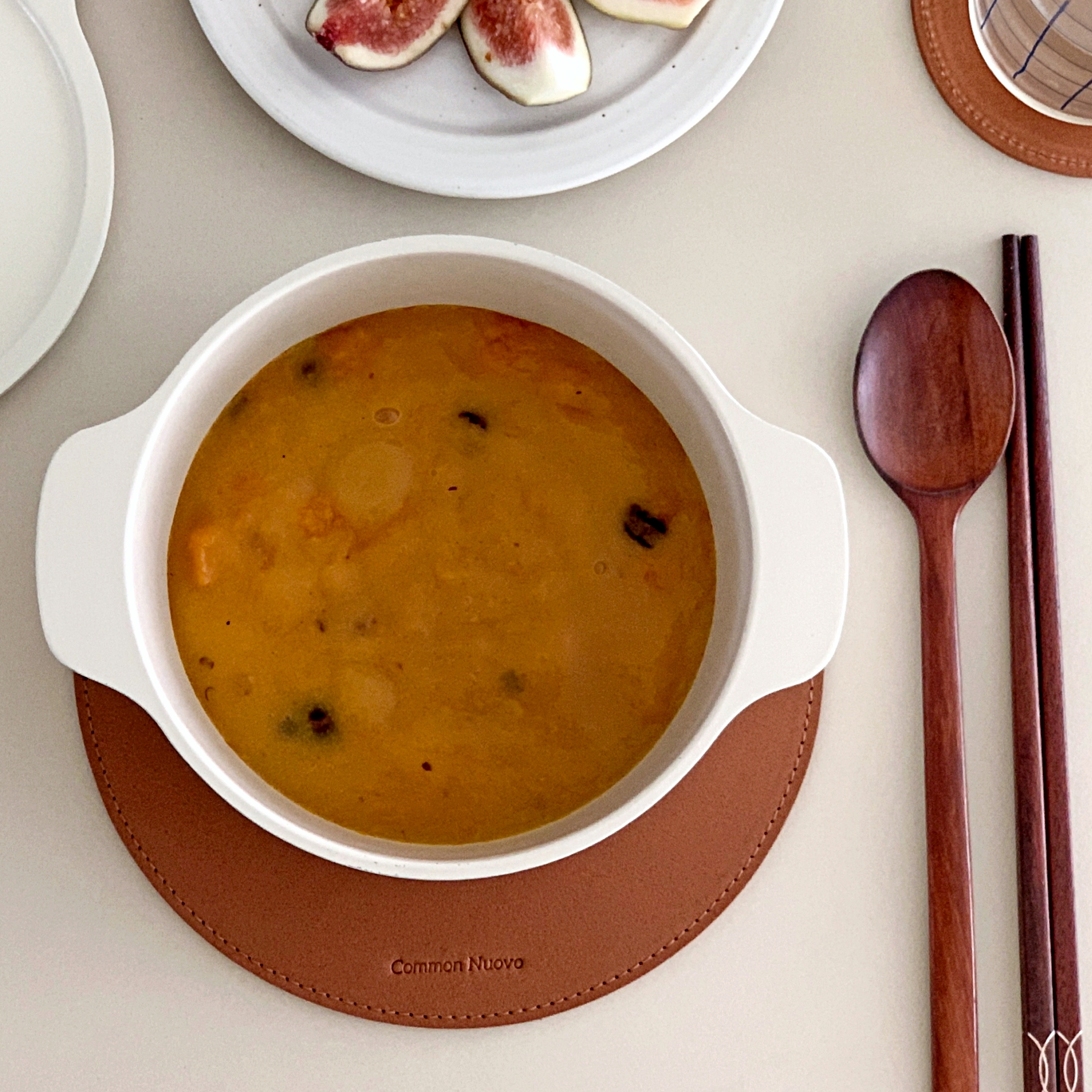 뚝배기받침 가죽 감성 냄비받침 캠핑 냄비받침대 - 상세 이미지 2