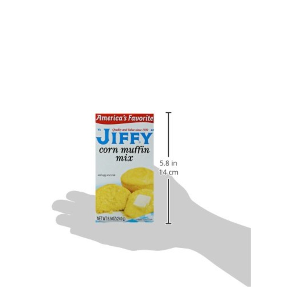 Jolly Time Jiffy 지피 옥수수 콘 머핀 믹스 약240g x 6팩 이미지 6