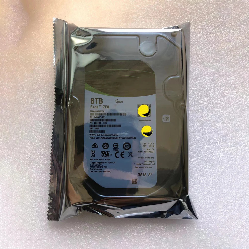 ST8000NM000A 엔터프라이즈 급 하드 모니터링 전 8TB 7.2K SATA3 3.5 인치