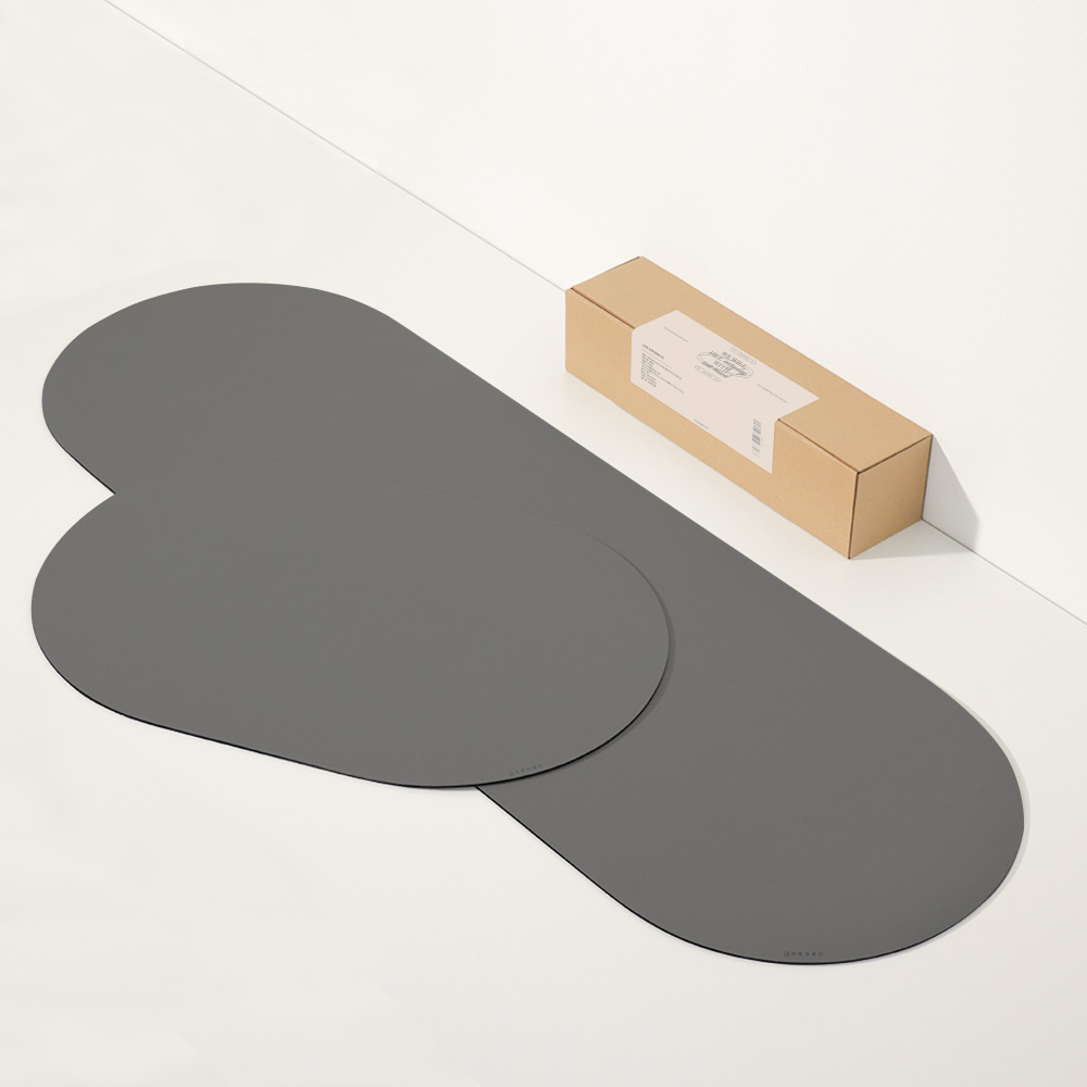 하루의공간 소프트 규조토 발매트 욕실+주방 세트