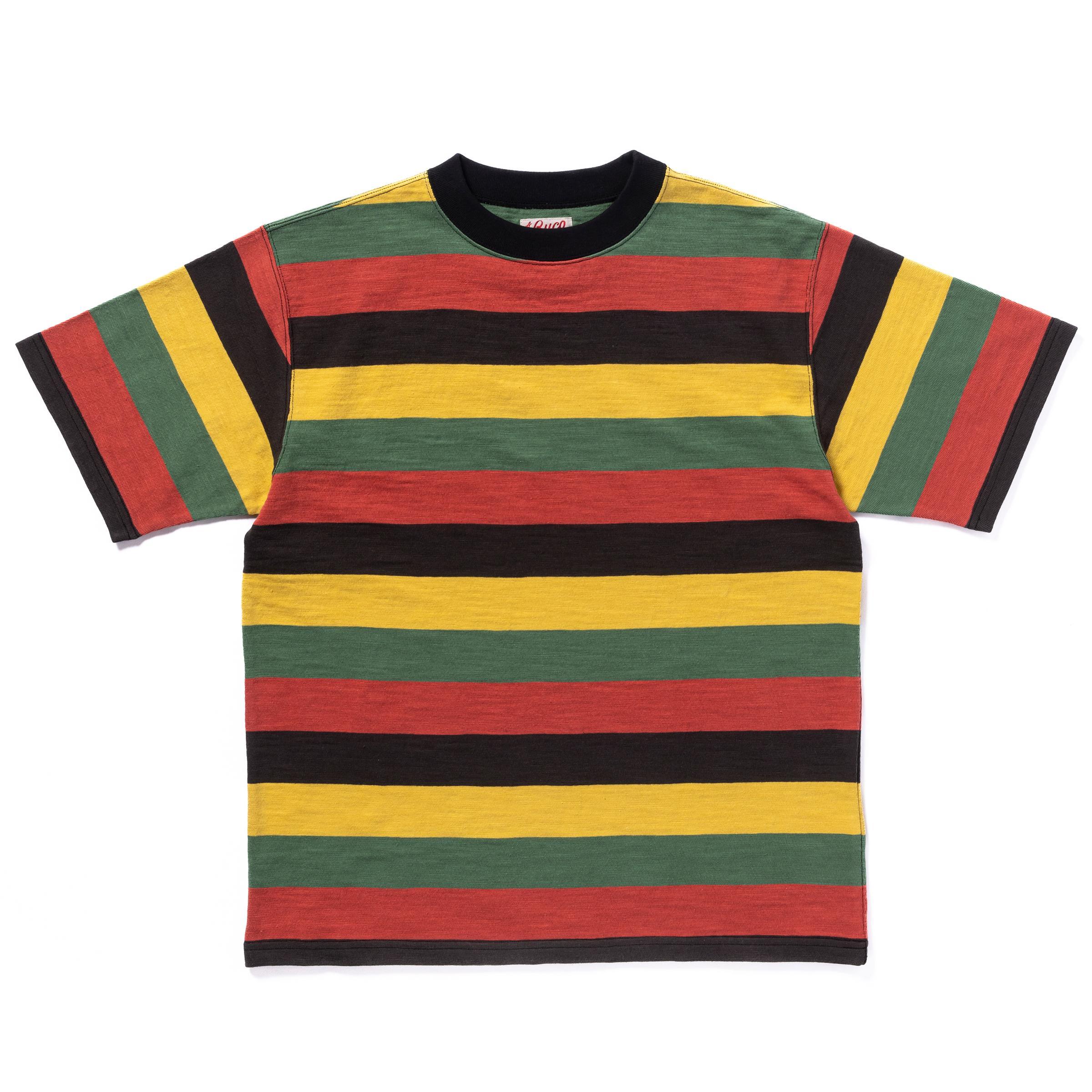 리얼맥코이 The REAL McCOY'S BUCO STRIPE 반팔 티셔츠 BC24002 - 상품 이미지