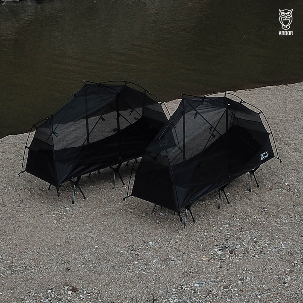 ARBOR 아버아웃도어 메쉬 코트 텐트 캠핑 차박 백패킹 야전침대