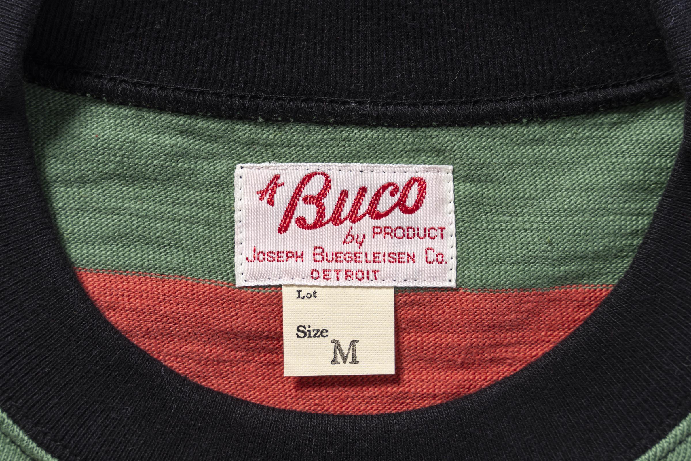 리얼맥코이 The REAL McCOY'S BUCO STRIPE 반팔 티셔츠 BC24002 - 상세 이미지 3