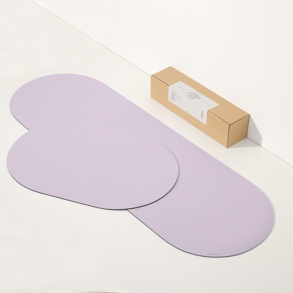 하루의공간 소프트 규조토 발매트 욕실+주방 세트