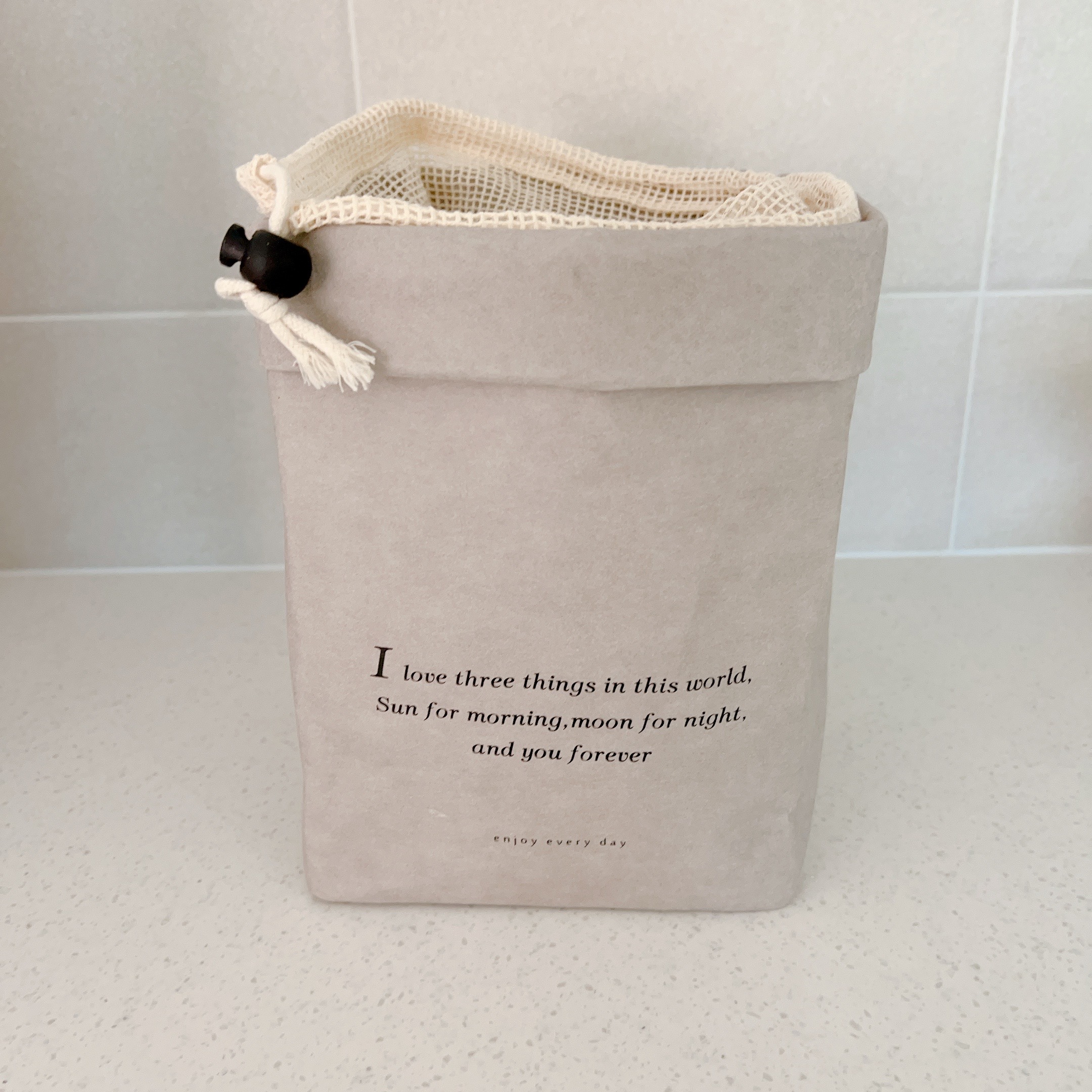 살림공간 페이퍼백 소 2개 야채보관 정리 냉장고 감자 고구마