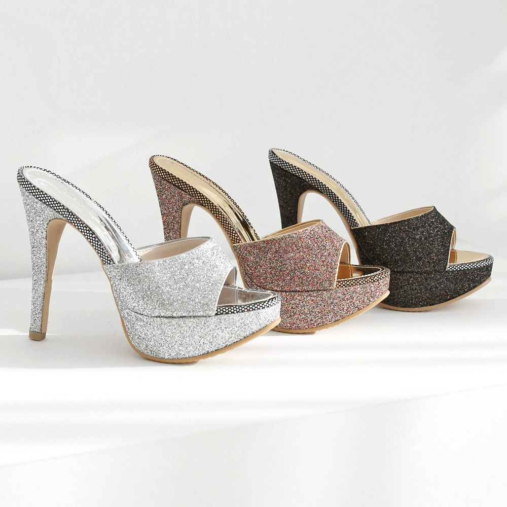 토오픈 가보시 슬리퍼 킬힐 뮬 슬리퍼힐