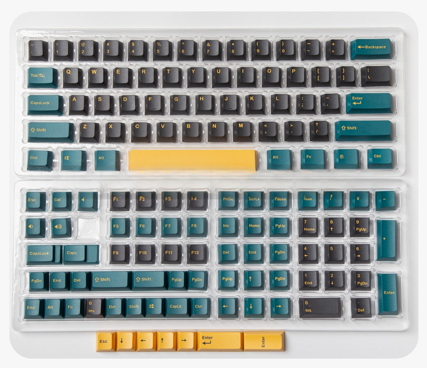 마스그린 키캡 OEM 프로파일 PBT 이중사출 GMK MarrsGreen 135키 - 상세 이미지 3