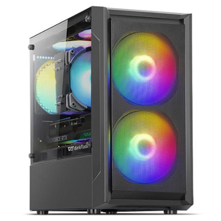 darkFlash [darkFlash]DK301M RGB MESH 강화유리 (블랙)