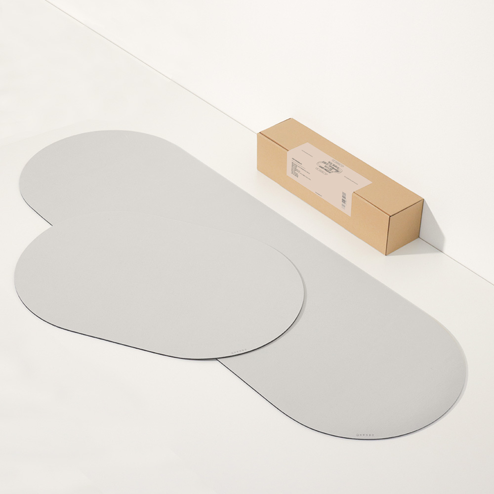 하루의공간 소프트 규조토 발매트 욕실+주방 세트