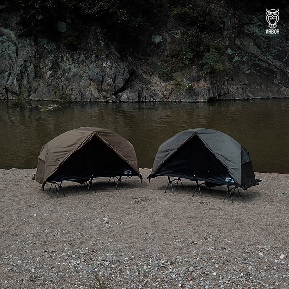 ARBOR 아버아웃도어 메쉬 코트 텐트 캠핑 차박 백패킹 야전침대