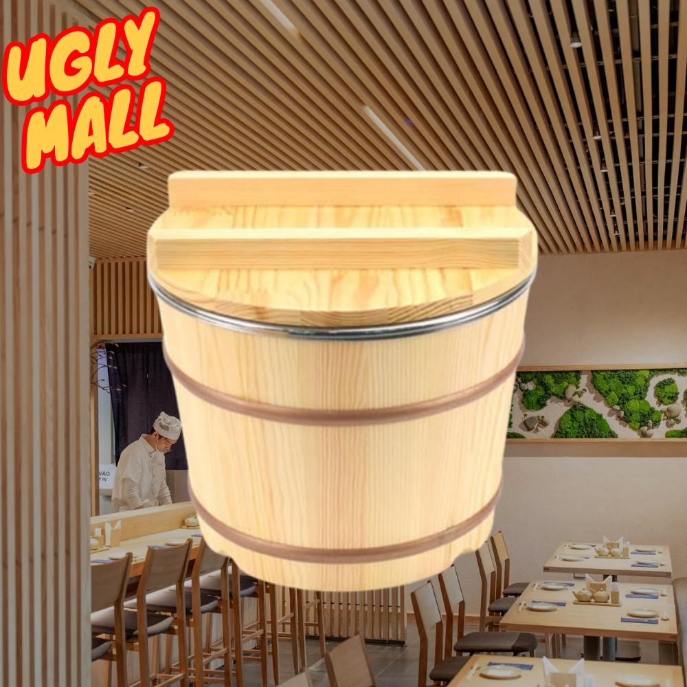 26.5cm 일식집 초밥밥통 초밥통 보온 샤리통 나무밥통 - 메인 이미지