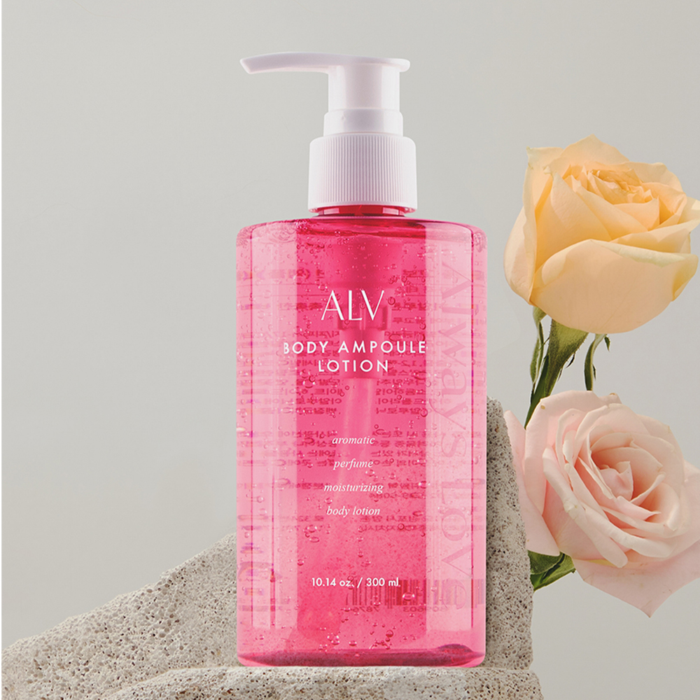 ALV 향좋은 퍼퓸 약산성 바디 앰플 로션 히알루론산 바디로션 300ml 에이엘브이 이미지 4