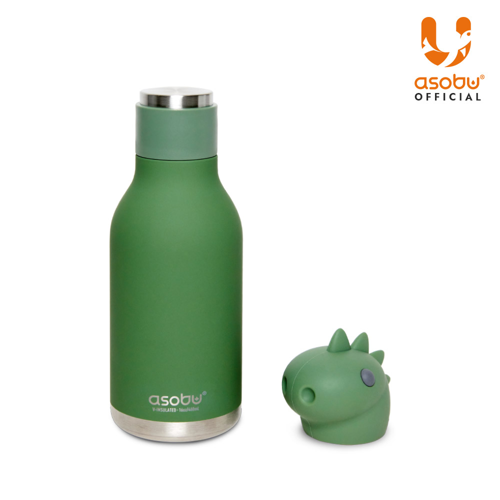 아소부 스테인레스 보온보냉 캐릭터 텀블러 베스티 460ml, 디노 - 상세 이미지 4