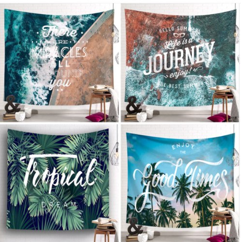 패브릭 포스터 150x200 대형 월행잉 가리개 커튼 두꺼운천