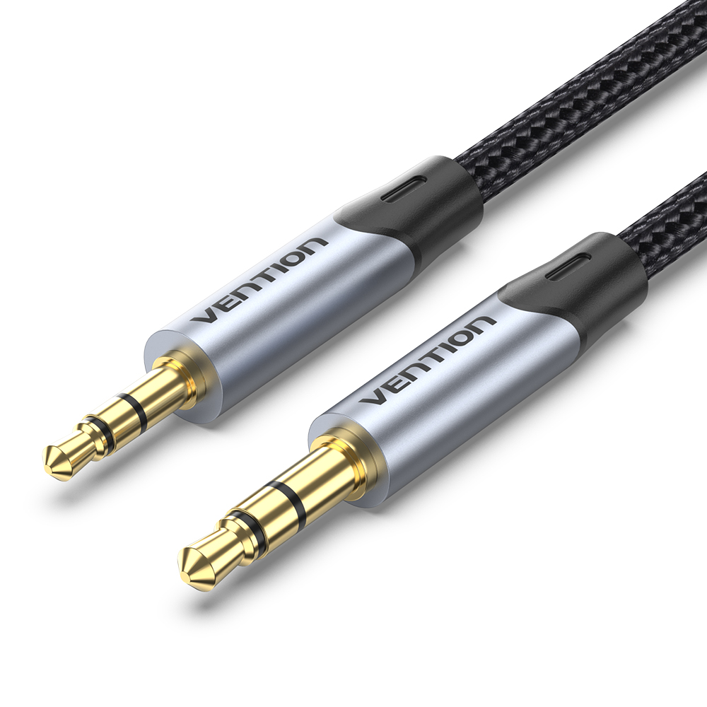 벤션 프리미엄 3.5mm to 2.5mm 양방향 AUX 케이블 BKF 0.5m, 1개 - 상세 이미지 2