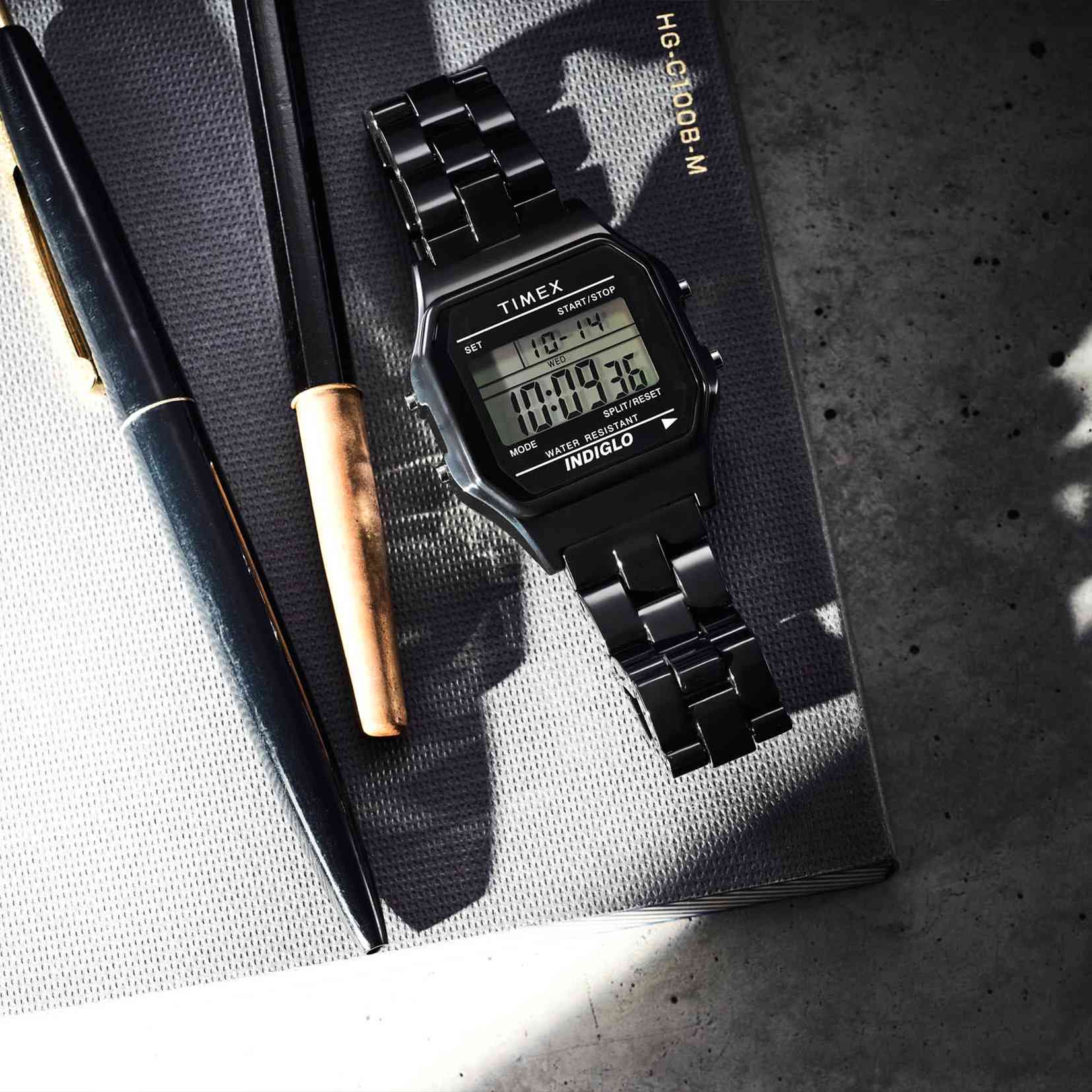 타이맥스 TIMEX 남성 손목시계 클래식 디지털 타일 컬렉션 TW2V20000 블랙 - 상세 이미지 3