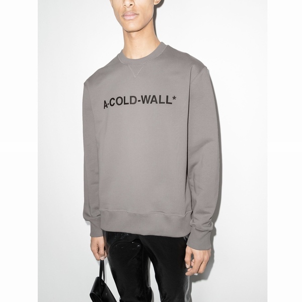 A COLD WALL 어콜드월 남성 그레이 에센셜 로고 맨투맨 AC221MHD130I - 상세 이미지 2