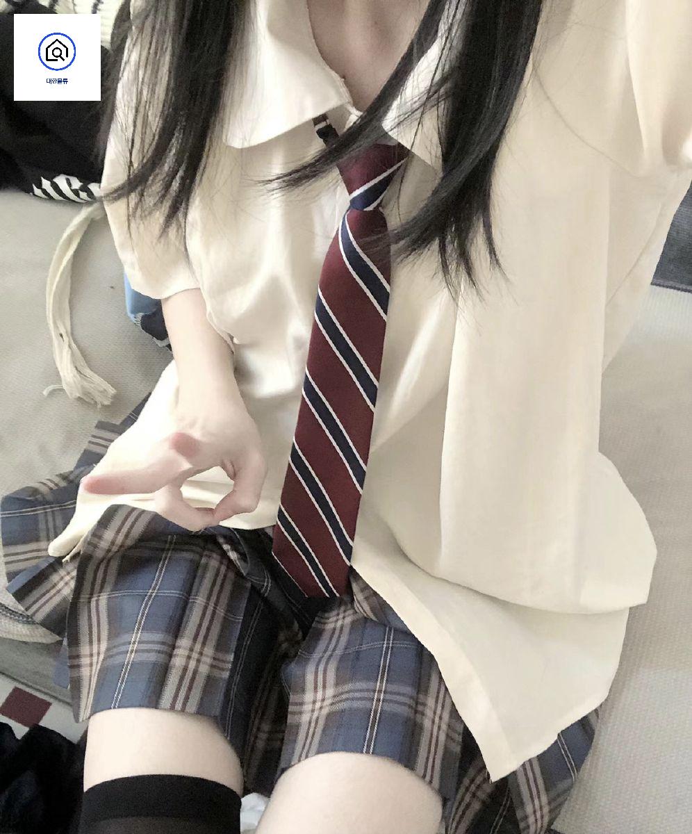 졸업사진 고등학교 졸사 메이드복 태국교복 - 상품 이미지