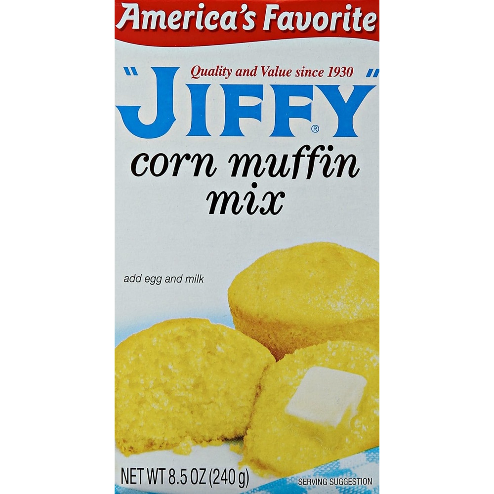 Jolly Time Jiffy 지피 옥수수 콘 머핀 믹스 약240g x 6팩 - 상품 이미지