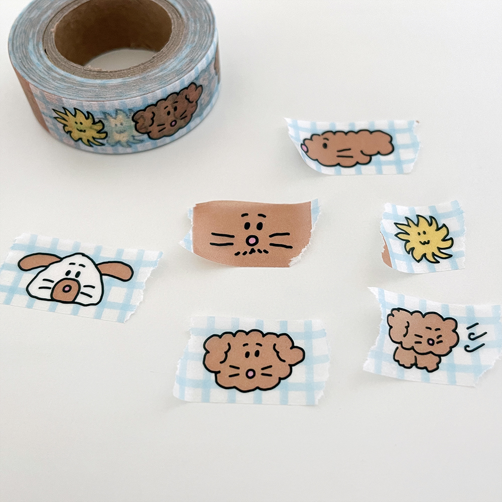 스쿠티 마스킹 테이프 15mm / 1. Freddy