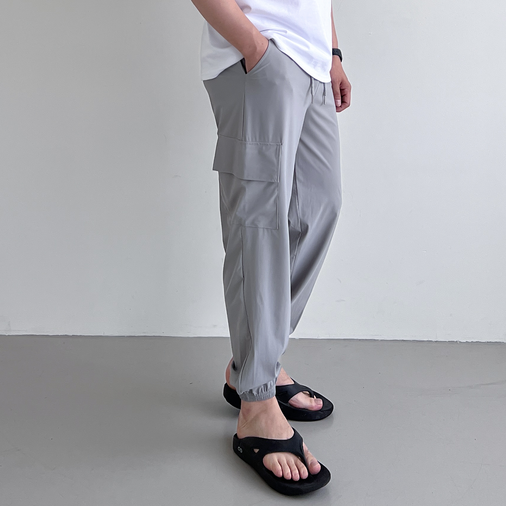 1+1 아이스조거팬츠 남성냉장고바지 여름건빵바지 카고바지 - 상세 이미지 3