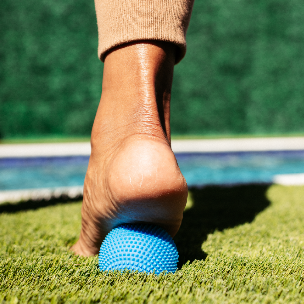 [미국 족부의사가 만든] 나보소 뉴로볼 족저근막염 실리콘  발바닥 발 마사지볼