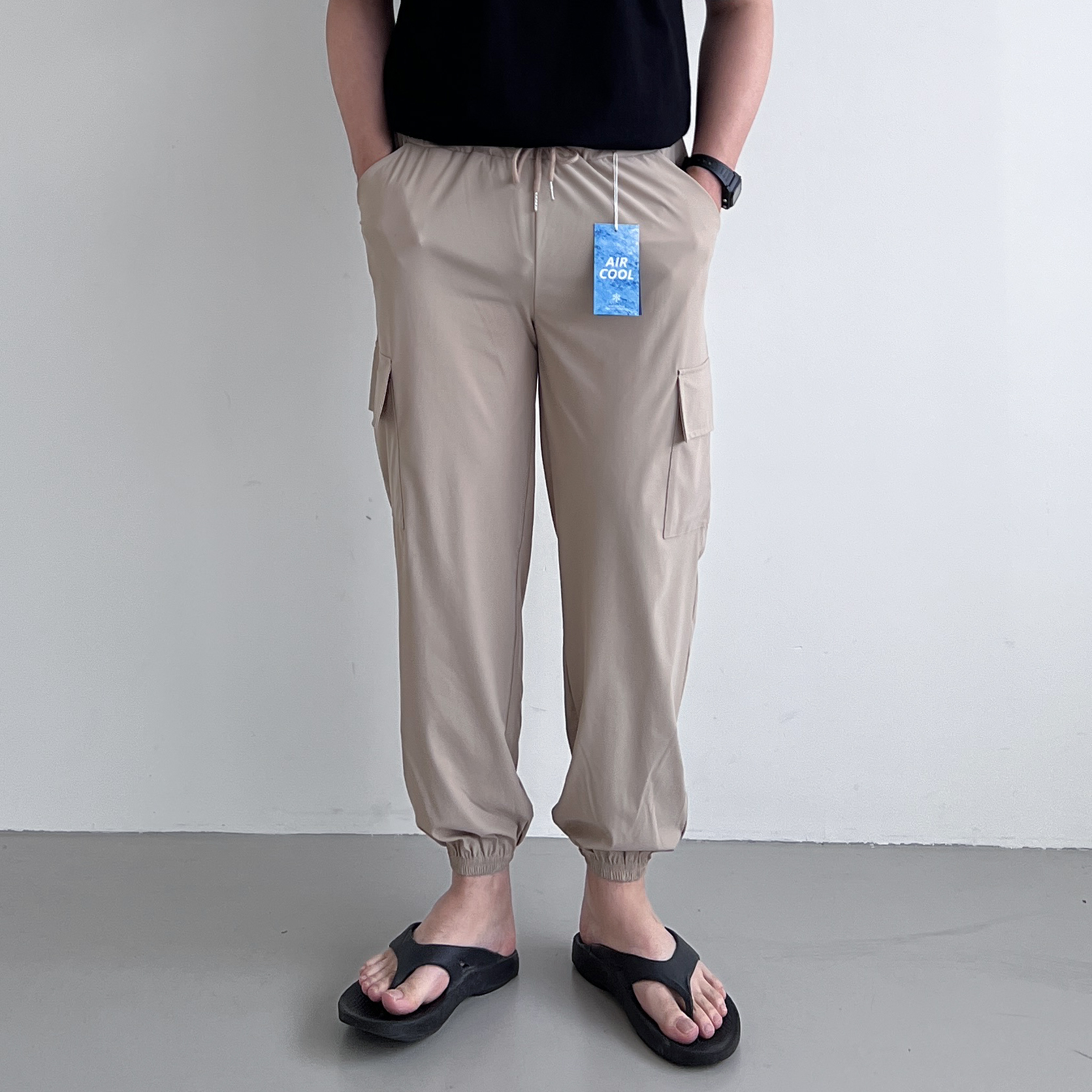 1+1 아이스조거팬츠 남성냉장고바지 여름건빵바지 카고바지 - 상세 이미지 5