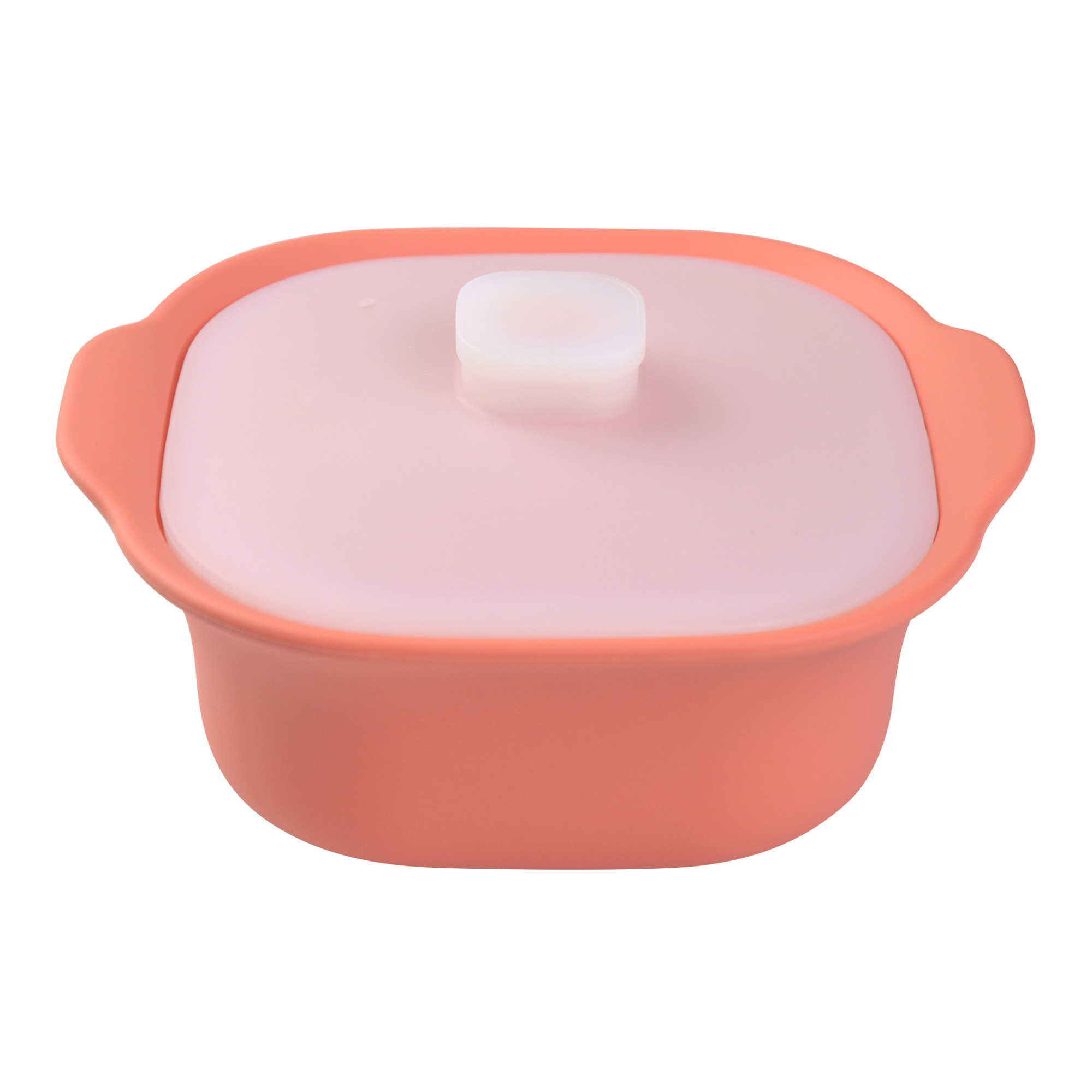 실리닷 실리콘 냄비 전자레인지용 계란찜 찜기 600ml 핑크 이미지 6