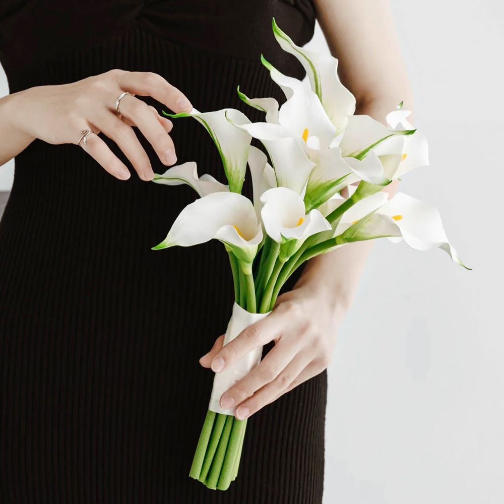 카라 조화 웨딩촬영소품 인테리어 실크플라워 : 모던앳