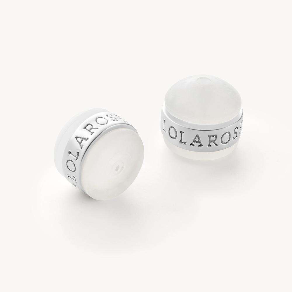 롤라로즈 라운드 귀걸이 클러치 실버 뒷침마개 이미지 3