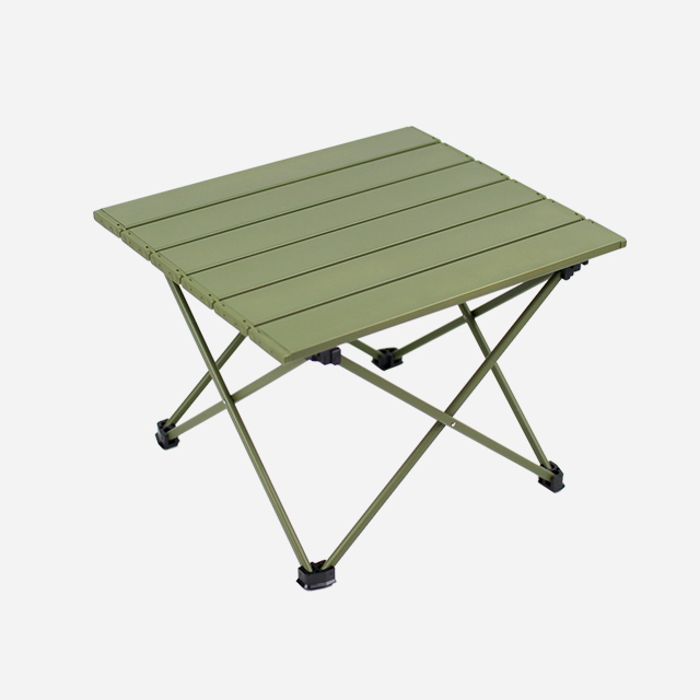 KOOLMAN 쿨맨 캠핑테이블 알루미늄 경량 접이식 ver2 S, 올리브그린