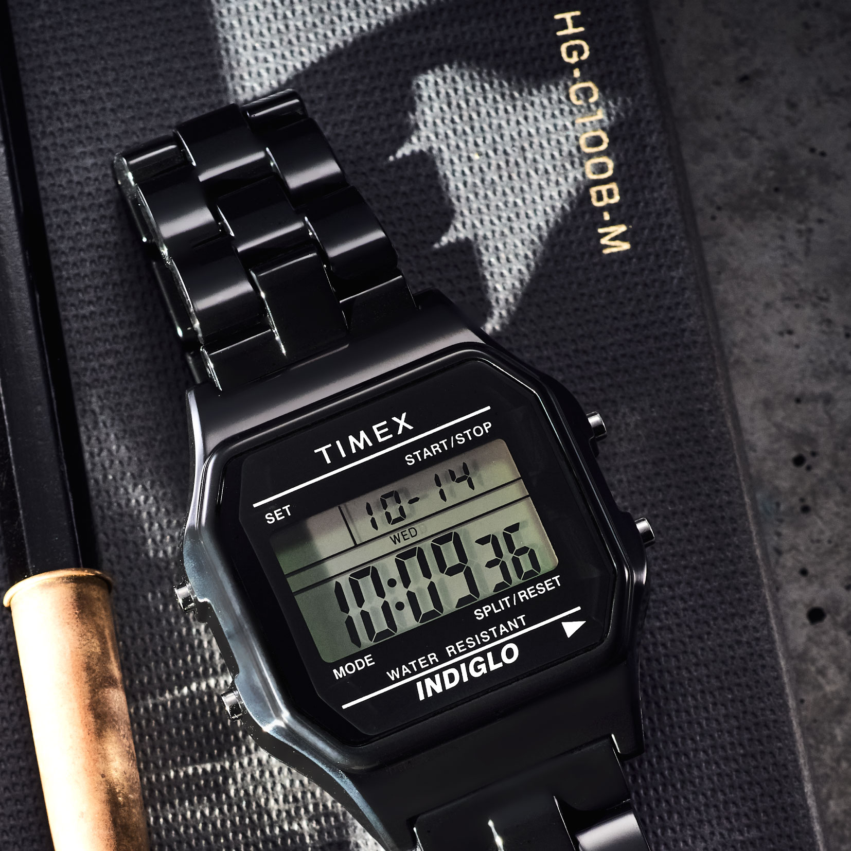 타이맥스 TIMEX 남성 손목시계 클래식 디지털 타일 컬렉션 TW2V20000 블랙 - 상세 이미지 2