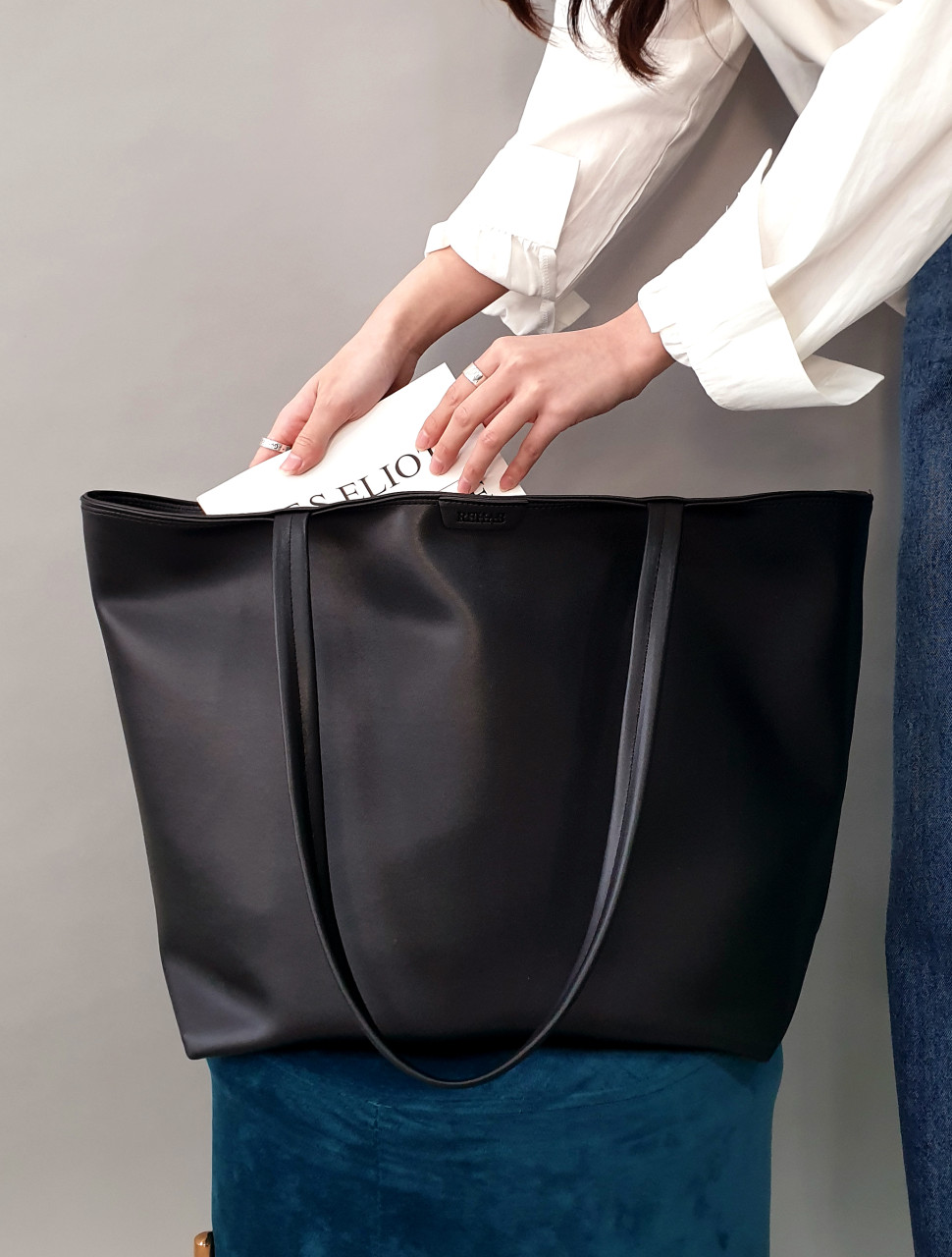 리햅 BEST 빅사이즈 숄더백 보부상 가방 앨리스-블랙