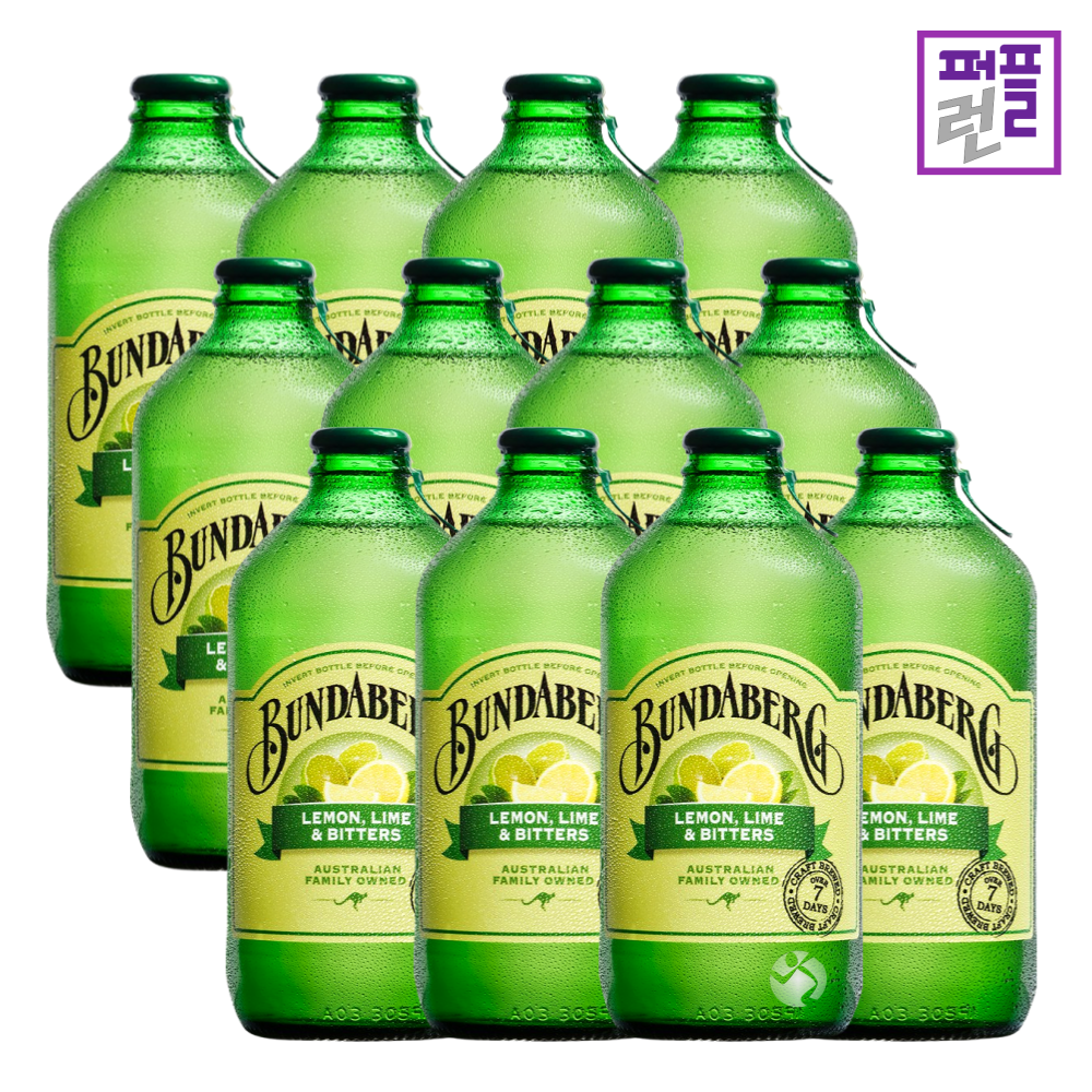 분다버그 레몬라임비터스 375ml x12병 - 상품 이미지