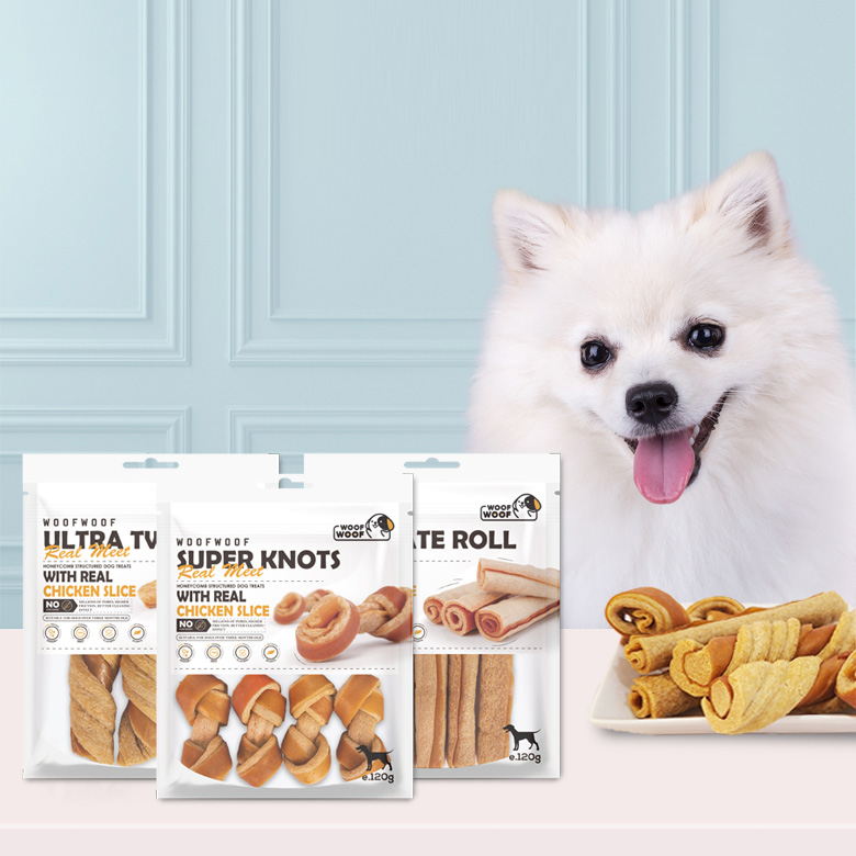 헬로도기 우프우프 강아지양치껌 덴탈껌 치석제거 이갈이 간식 슈퍼노트, 120g, 1개 - 상세 이미지 2
