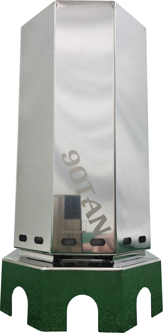 아이언디자인 버티컬 이중연소화로대 구공탄 화로대 90TAN STOVE