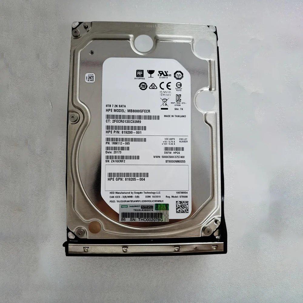 hp호환E8TB 834028 -B21 834131 -001 834030 -002 SATA 6Gb 7.2K