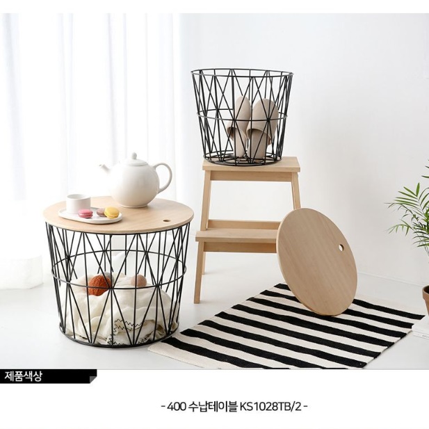 엔틱 티테이블 원목 수납 테이블 400 인테리어 장식 테이블