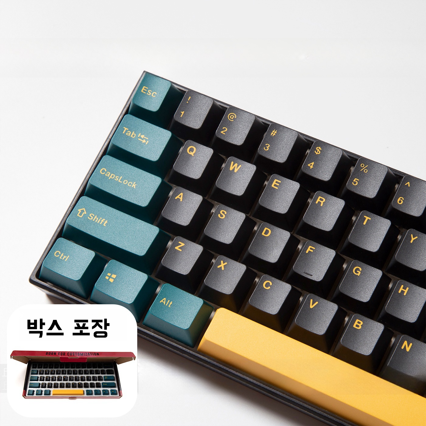 마스그린 키캡 OEM 프로파일 PBT 이중사출 GMK MarrsGreen 135키 - 상세 이미지 2