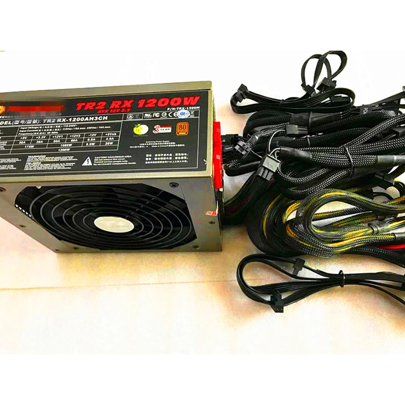 그래픽 카드6 2p Tt 전원공급장치 1200W 하프 모듈 단일 채널 12V TR2 RX-1200AH3CH