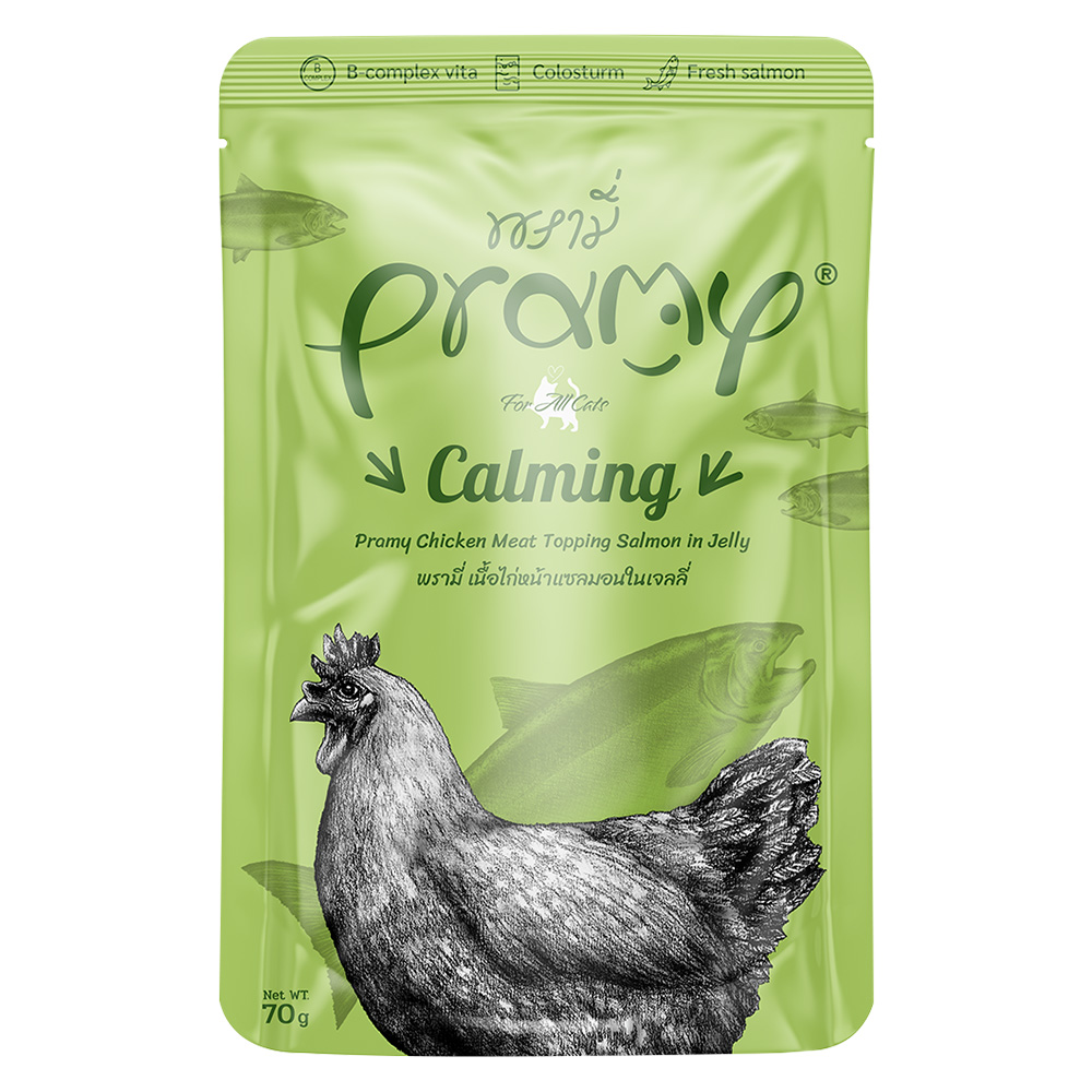 프라미 파우치 고양이간식 오메가 플러스 치킨+치즈 젤리, 70g, 1개 - 상세 이미지 2